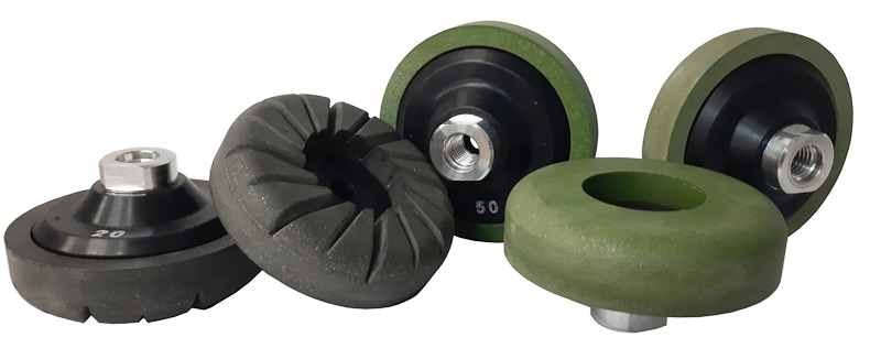 Алмазные шлифовальные чашки закруглённые R10 mm D90 мм