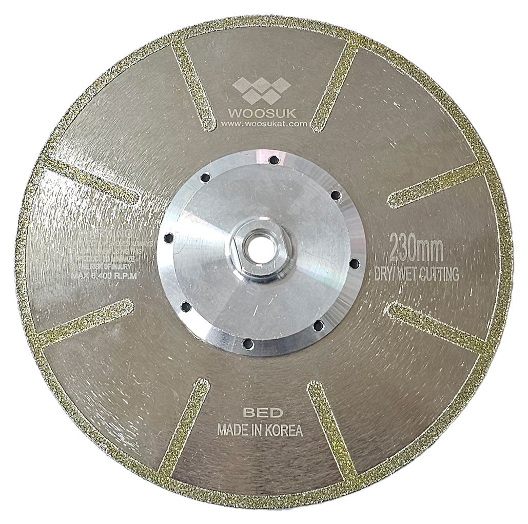 Алмазный гальванический круг vanity Dot Type D230 мм с фланцем